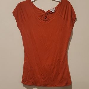 ❤ HABITUAL GIRL BURNT ORANGE TOP, SIZE 14